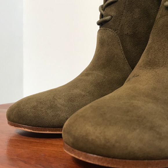 Marc Fisher Green Boots Size 6.5 - Picture 5 of 11